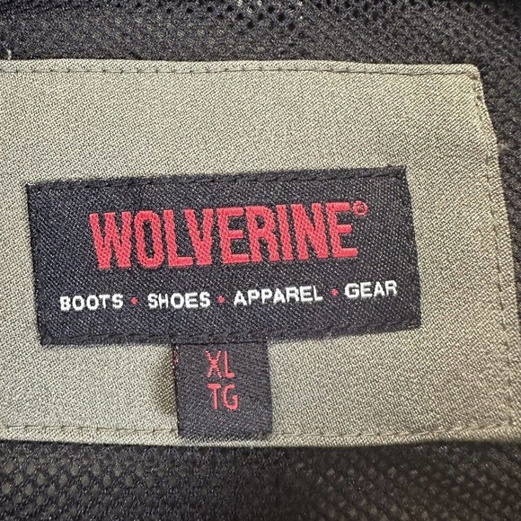 Wolverine Men's Vest Full Zip Up Jacket Size XL Green Sleeveless Gorpcore - Picture 9 of 12